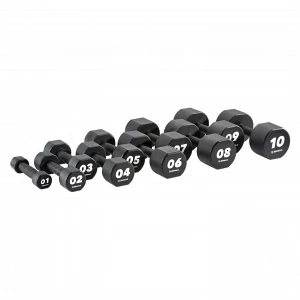 Polyurethane dumbbell set 1-10 kg