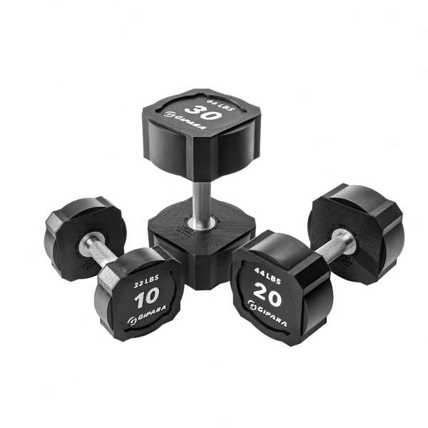 OBSIDIAN urethane dumbbells