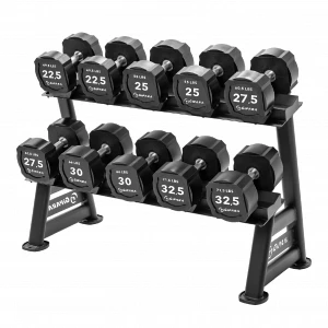 OBSIDIAN urethane dumbbells