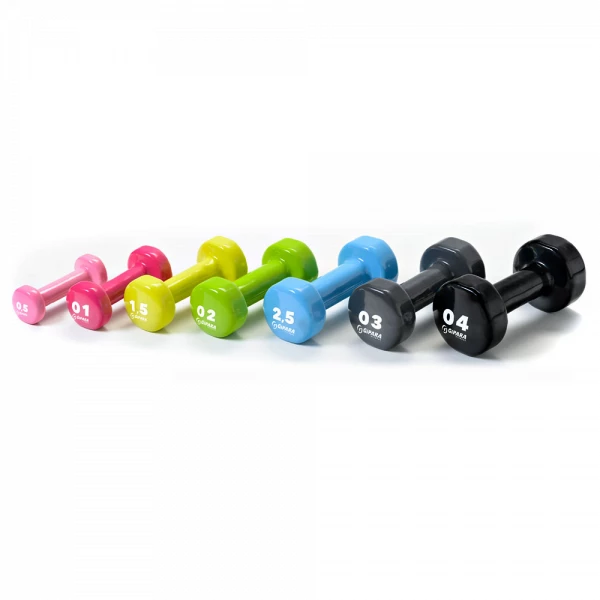 Vinyl dumbbells