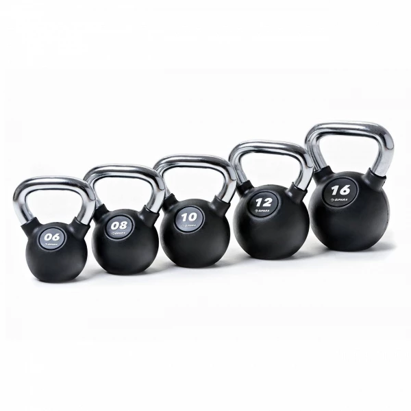 Rubber kettlebells