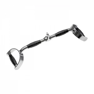 Curl bar cable attachment